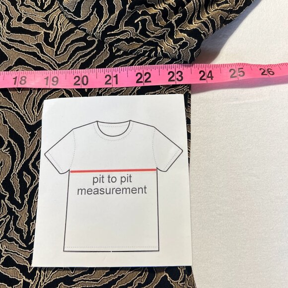 Coldwater Creek Vintage Abstract Top Size L Made in USA Vintage retro style, - Picture 9 of 10